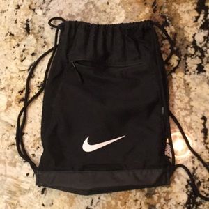Black nike drawstring